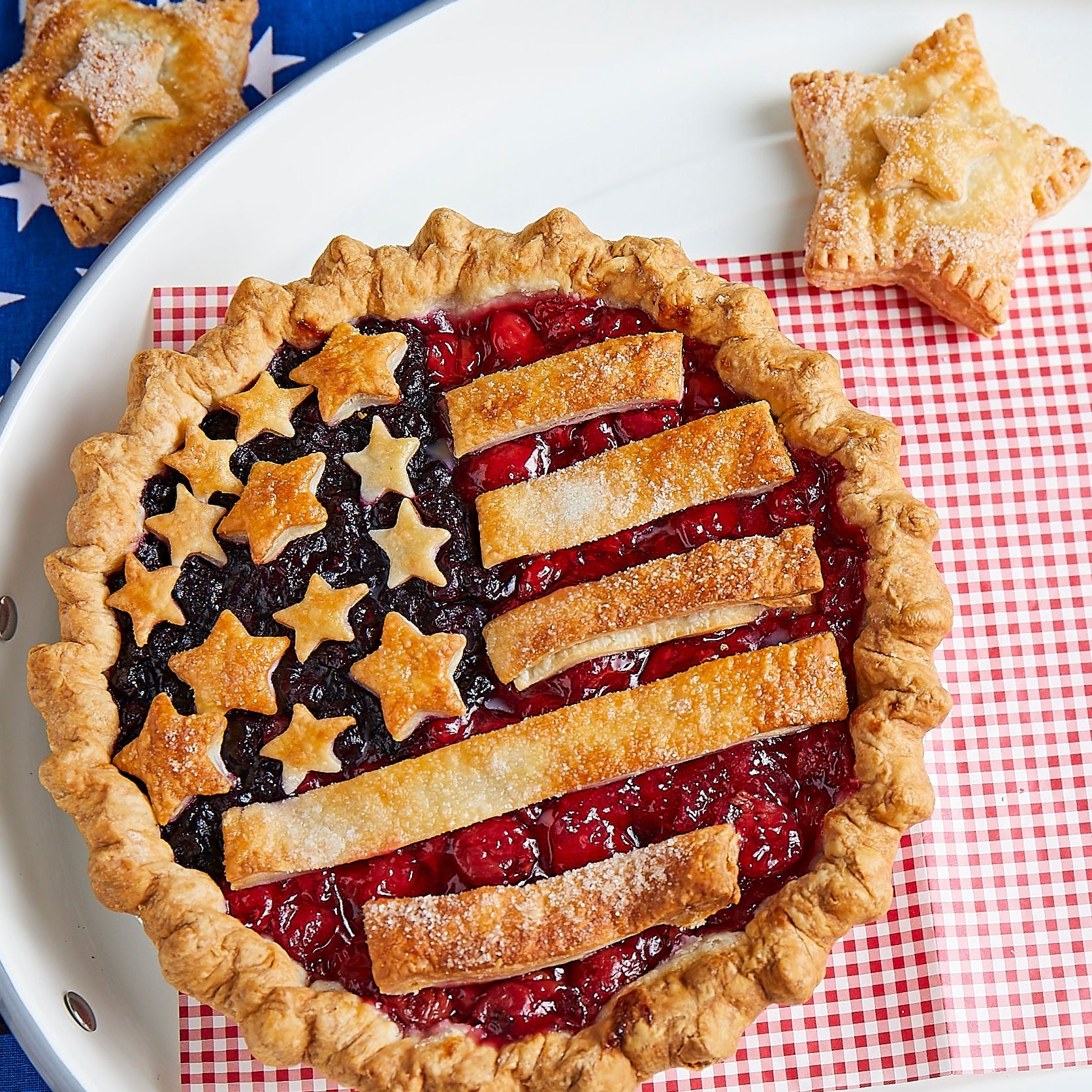 Not So Tiny (9" ) Flag pie