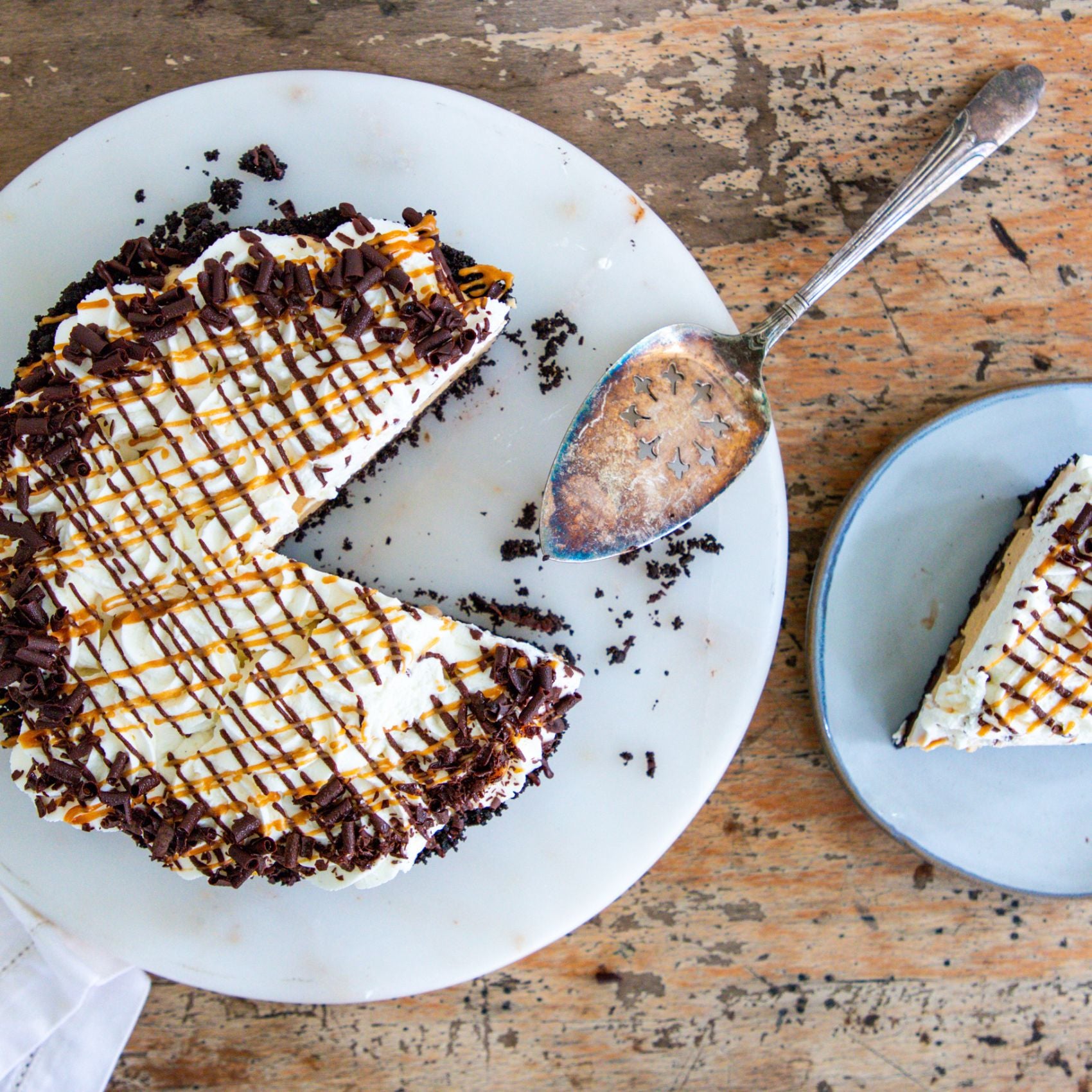 Father's Day Special : Chocolate Peanut Butter Not So Tiny Pie