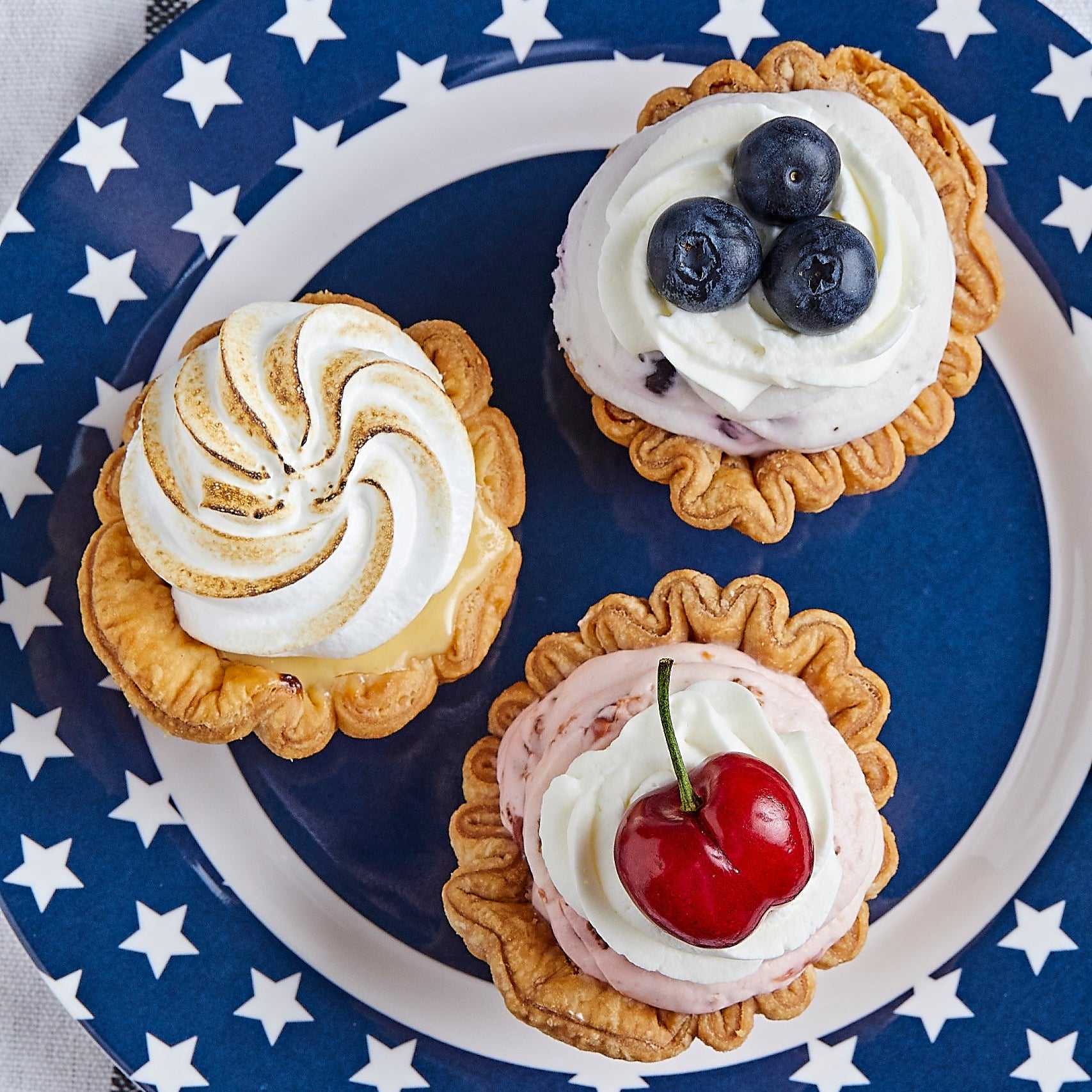 Red, White, Blue Tiny Pies 6-Pack