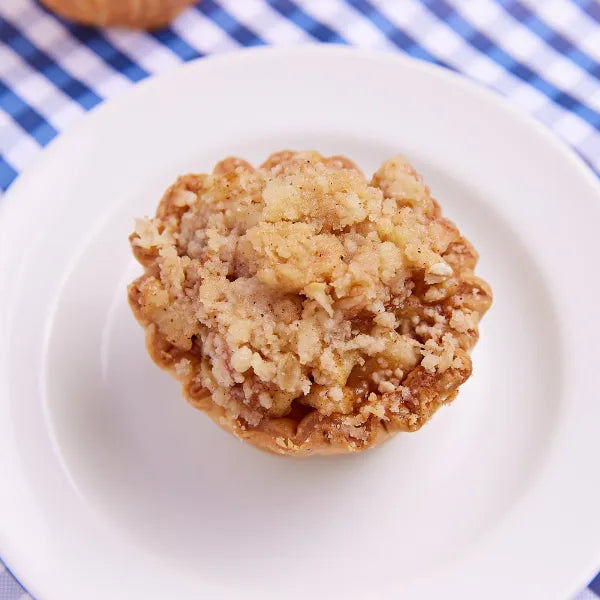 Mini Dutchy Apple Crumb Pies