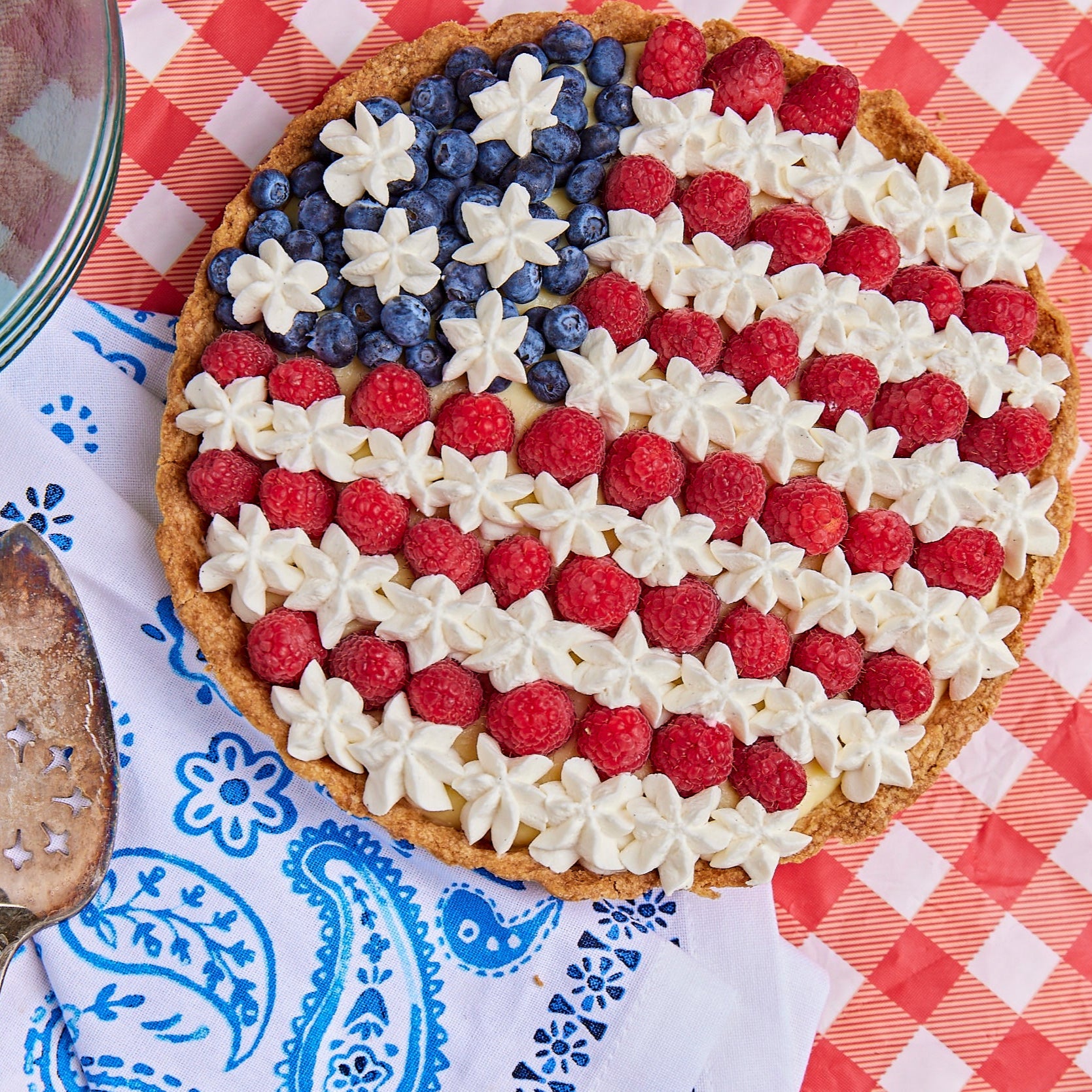 American Flag Cream Tart(Copy)